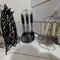 ابزار ملاقه رو میزی سینی