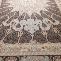 دوعدد فرش طرح ابریشم یه ۶متری یه ۳متری