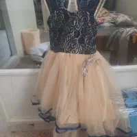 لباس مجلسی دخترانه زیبا و خیلی نو و پشت بلند