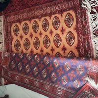 ۲تخته فرش قالیچه دستبافت تبریز ۵۰ رج نونو اکبند