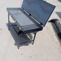 منقل کبابی و گاز دوشعله