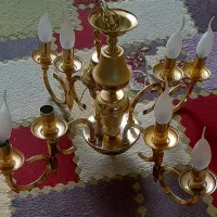 ۱عدد لوستر  ۴ شاخه در حد نو