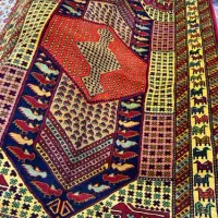 فرش عشایری گل ابریشم
