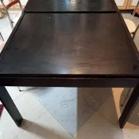 میز چوب مشکی