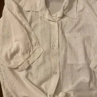 شومیز جلو گره نگین دار