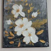 تابلو نقاشی سیاهقلم، رنگ روغن ...|تابلو، نقاشی، عکس|کرمان, |دیوار