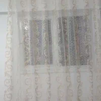 پرده پانچ تور وچوب پرده طلایی نونو|پرده، رانر، رومیزی|مشهد, مصلی (کارمندان اول)|دیوار