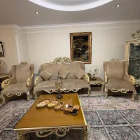 مبل سلطنتی ۷ نفره، میزناهارخوری ۸ نفره و بوفه|مبلمان خانگی و میز عسلی|تهران,  امام زاده قاسم (نیاوران)|دیوار