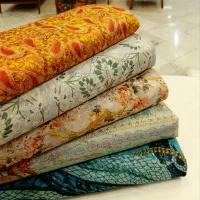 پارچه حریر طرح دار متری 48 تومان