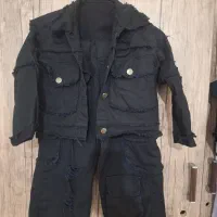 کت جین باشلوارش بچه گانه