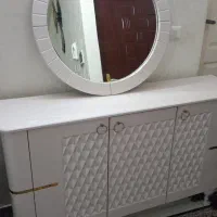 آینه وکنسول بزرگ نو|بوفه، ویترین، کنسول|رباطکریم, رباطکریم|دیوار