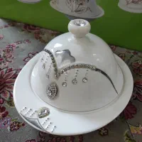سرویس پاسماوری ۱۳ پارچه لوکس(طرح جواهر و نقره‌کوب)