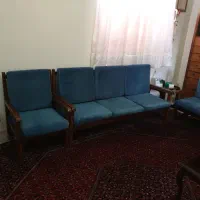 مبل راحتی چوبی کمجا