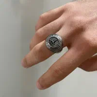 انگشتر استیل مردانه سایز 10