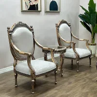 مبل فرانسوی کوئین کارلو کینگ|مبلمان خانگی و میز عسلی|قم, کاسه گران|دیوار