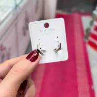 گوشواره ژوپینگ نقره ای اصلی