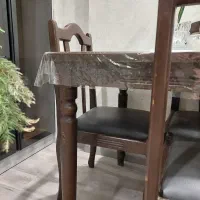 میز ناهارخوری چوبی ۶ نفره|میز و صندلی غذاخوری|مشهد, راهنمایی|دیوار