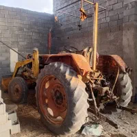تراکتور رومانی مدل ۶۵بیل لدری با ادوات کشاورزی