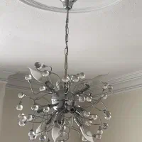 لوستر کریستال استیل