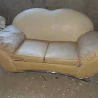 مبل چرم دونفره