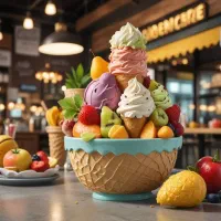 نیروی کار در آبمیوه فروشی فوری