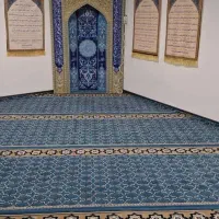 سجاده فرش فیروزه ای