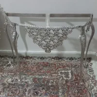 آیینه و شمعدان برنز