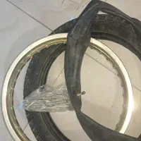 طوقه ۱۷ تریل با تیوب لاستیک پره کامل|قطعات یدکی و لوازم جانبی|هشتگرد, گلسار|دیوار