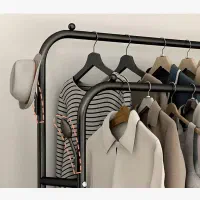 رگال لباس چرخدار دو طبقه تحمل وزن ۵۸ کیلوگرم|بندرخت و رختآویز|تهران, بازار|دیوار