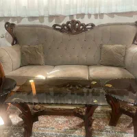 مبل 7 نفره همراه با میز عسلی|مبلمان خانگی و میز عسلی|رباط‌کریم, رباط‌کریم|دیوار