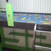 تخت دو طبقه نوجوان با تشک|تخت و سرویس خواب|قم, صفائیه|دیوار