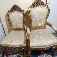 مبل سلطنتی شیک ۹ نفره|مبلمان خانگی و میز عسلی|لالجین, |دیوار