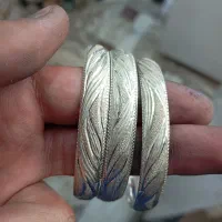 سه عدد النگوی نقره
