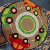 فرش گرد زربافت یک در یک در حدنو|فرش|کرج, مصباح|دیوار