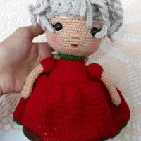 عروسک دختر بافتنی زربانو|اسباب‌بازی بچه|ورامین, ورامین|دیوار