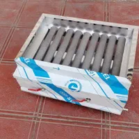 منقل گازی 40×60 کباب پز گازی 2شیر