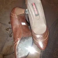 کفش مجلسی زنانه چرم طبیعی سایز ۴۳