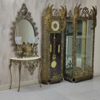 آینه شمعدان دکور ساعت