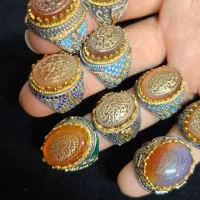 انگشترهای نقره عقیق یمنی|جواهرات|قم, یزدانشهر|دیوار