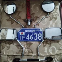 لوازم موتور هنداآیینه میل تعادل سردنده پلاک تزیینی