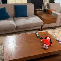 مبل تمام چوب راش نه نفره ومبل راحتی پنج نفره چستر|مبلمان خانگی و میز عسلی|الیگودرز, |دیوار