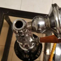 قلیون عربی بدنه قلمکاری شده و تنه پیچی