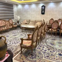 مبل ۱۰نفره با میز ناهار خوری ۱۰نفره