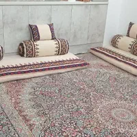 دو جفت کناره پته با دوخت سنتی و متکا و کوسن