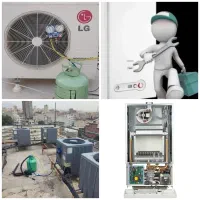 تعمیر تعمیرکار سرویس کارنصب پکیج کولر گازی داکت