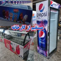 تاپینگ فریزر بستنی اسکوپ صندوقی یخچال کافه ایستاده