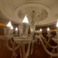 ریسه متری انبه ای نو لامپ لوستر نچرال|ریسه و چراغ تزئینی|مشکیندشت, |دیوار