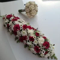 گلکاری ماشین عروس طبیعی و مصنوعی