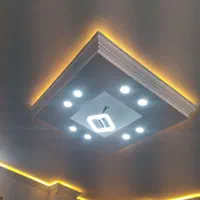 گچ کاری و نورپردازی ب صورت حرفه ایی