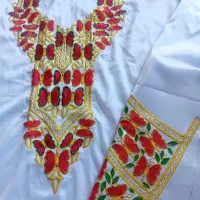 فروش فوری لیسی و لباس ست با شلوار